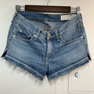 rag & bone Women's Blue Denim Jean Shorts